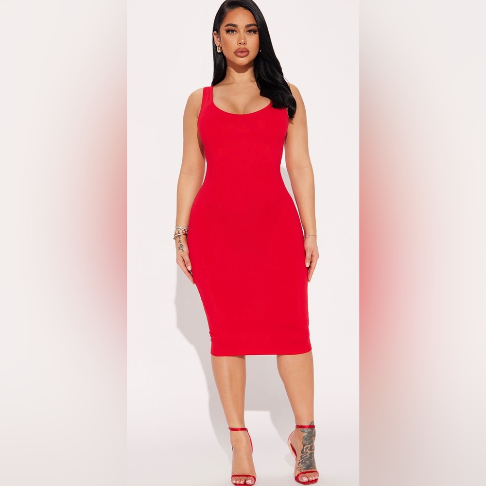 Sexy red dress 1X